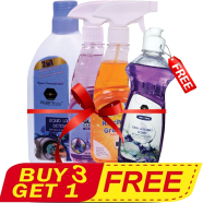 Spark Bliss Kitchen Grease , Glass Cleaner Spray 450 ml and Liquid Laundry Detergent 500 ml (Buy 3 Get 1 Spark Bliss Dish Wash Liquid 500 ml Free) icon