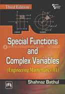 Special Functions and Complex Variables (Engineering Mathematics III)