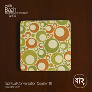 Spiritual conversation coaster 10 (set of six)