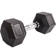 Sports And Fitness 10kg Hex Dumbbell 1 pcs