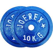 Sports And Fitness 10kg Weight Plate 2 Pcs - Blue