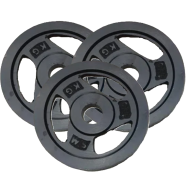 Sports And Fitness 10kg Weight Plate 3 Pcs - Black