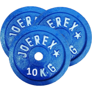 Sports And Fitness 10kg Weight Plate 3 Pcs - Blue