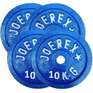 Sports And Fitness 10kg Weight Plate 4 Pcs - Blue