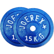 Sports And Fitness 15kg Weight Plate 2 Pcs - Blue 