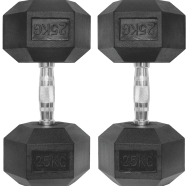 Sports And Fitness 25kg Hex Dumbbell 2 pcs 