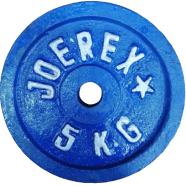 Sports And Fitness 5kg Weight Plate 1 Pcs - Blue