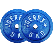 Sports And Fitness 5kg Weight Plate 2 Pcs - Blue 