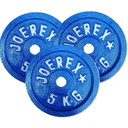 Sports And Fitness 5kg Weight Plate 3 Pcs - Blue 