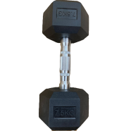 Sports And Fitness 7.5kg Hex Dumbbell 1 pcs 