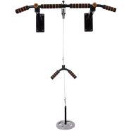 Sports And Fitness Wall Mounted Pull Up Chin Up Bar With Pulley and Equipments (Without Weight Plate) - Sports and Fitness