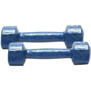 Sports House 4kg Dumbbell - Navy Blue Combo Pack