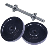 Sports House Combo Pack Of Two Pieces Dumbbell Set With Stick - 5kg