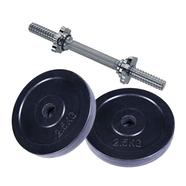 Sports House Combo Pack Of Two Pieces Dumbbell Set With Stick - 5kg