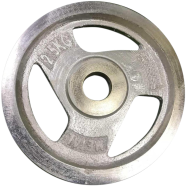 Sports House Dumbbell Plate 2.5kg Easy Grip - Silver