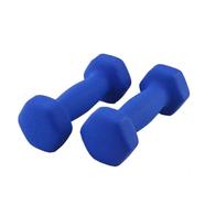 Sports House PVC Dumbbell - 2 kg - Blue
