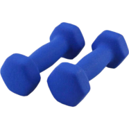 Sports House PVC Dumbbell - 2 kg - Blue