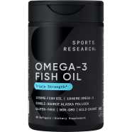 Sports Research Omega-3 Fish Oil 1250mg 30 Softgels -485284008