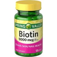 Spring Valley Biotin Softgels 5000mcg 120 Softgels