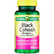 Spring Valley Black Cohosh 40mg 100 Tablets