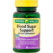 Spring Valley Blood Sugar Support Dietary Supplement 30 Capsules