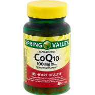 Spring Valley CoQ10 Rapid Release 100 mg 60 Softgels