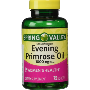 Spring Valley Evening Primrose Oil 1000 mg 75 Softgels