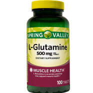 Spring Valley L-Glutamine 500mg 100 Tablets