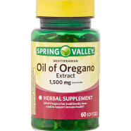 Spring Valley Mediterranean Oil Of Oregano Extract Softgels 1500mg 60 Softgels