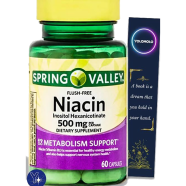 Spring Valley Niacin Inositol Hexanicotinate 500mg 60 Capsules