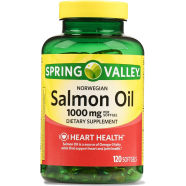 Spring Valley Norwegian Salmon Dietary Supplement 1000 mg 120 Softgels