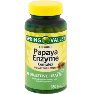 Spring Valley Papaya Enzyme Complex Chewable 180 Tablets