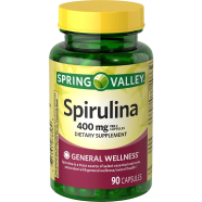 Spring Valley Spirulina 400mg 90 Capsules