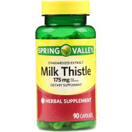 Spring Valley Standardized Extract Milk Thistle Dietary Supplement 175 mg 90 Capsules