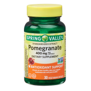 Spring Valley Standardized Extract Pomegranate 400 mg 30 Capsules