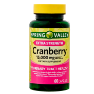 Spring Valley Ultra Triple Strength Cranberry 15,000 mg 60 Capsules