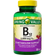 Spring Valley Vitamin B12 2,500 mcg Quick-Dissolve 120 Tablets