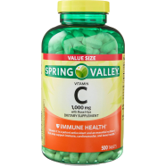 Spring Valley Vitamin C 1000mg Timed Release 500 Tablets