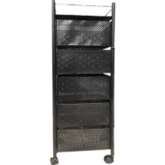 Square Shape 5 Tiers Vegetable Basket Fruit Storage Basket Kitchen 360 Degree Rotating Square Rotating Rack