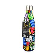 Stailness Steel WB-1664 Thermos Water Bottle -750ml Check Red Blue