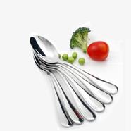 Stainless Steel Non-magnetic Tea Spoon - 6 pieces