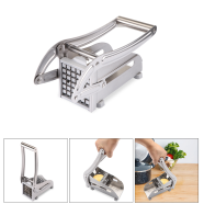 Stainless Steel Potato Slicer, Manual French Fries Cutter with Durable Handle