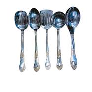 Stainless Steel Serving Spoon Set-5 Pieces Set