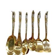 Stainless Steel Serving Spoon Set- 6 Pieces Set