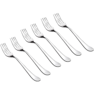 Stainless Steel Spoons Mini Coffee fork Spoon 15cm 6 Pcs icon