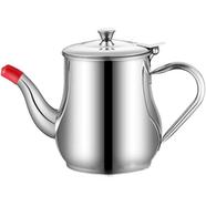 Stainless Steel Teapot With Filter Kitchen Oil Filter Pot Liquid Seasoning Container 