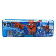 Stationery Pencil Box With Pencil Sharpener (pencilbox_1_spi) - Spiderman 
