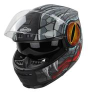 Steelbird Mamba Grey And Red (Inner Sun Shield And High-End Interior) - SBH-40