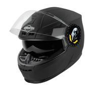 Steelbird SBH-40 ISI Certified Full Face Helmet For Men And Women With Inner Smoke Sun Shield - size - M and L