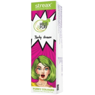Streax Professional Hold and Play Funky Hair Colour Perky Green (100gm)